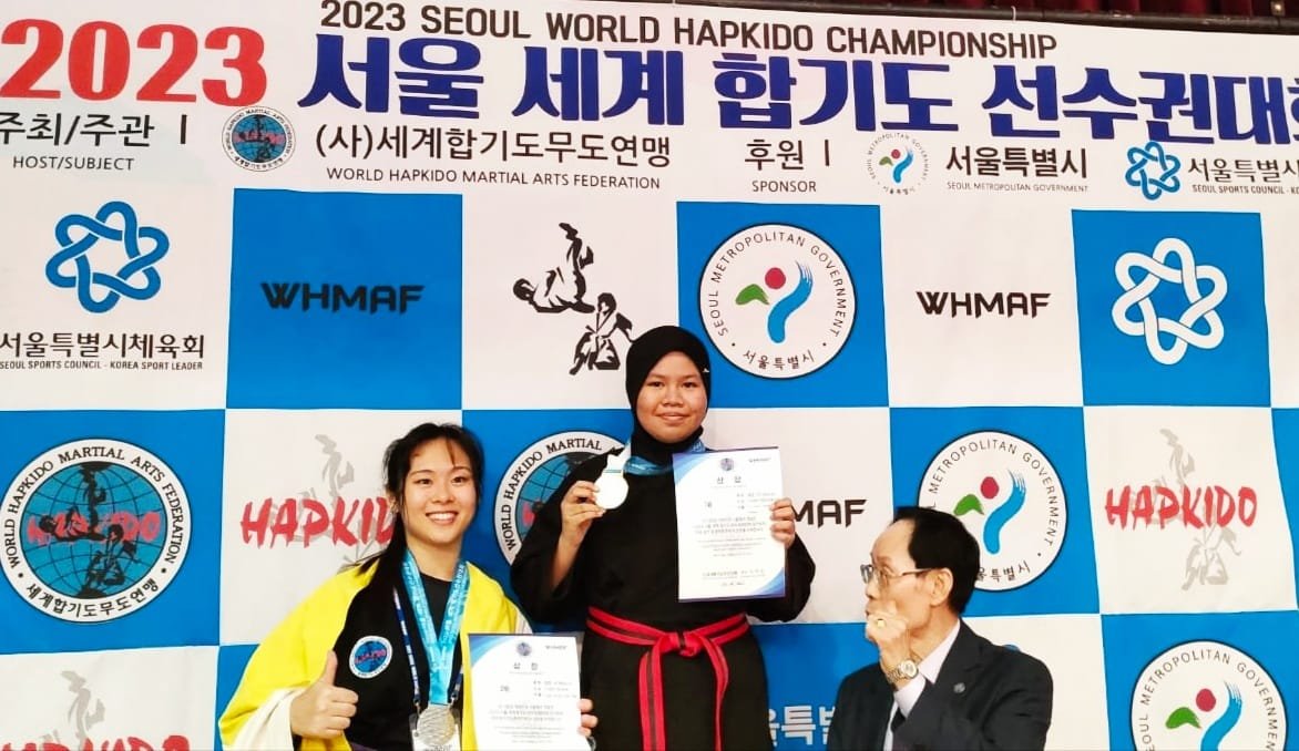 Cut Aaliya Meraih Medali Emas, HAPKIDO, Seoul 2023